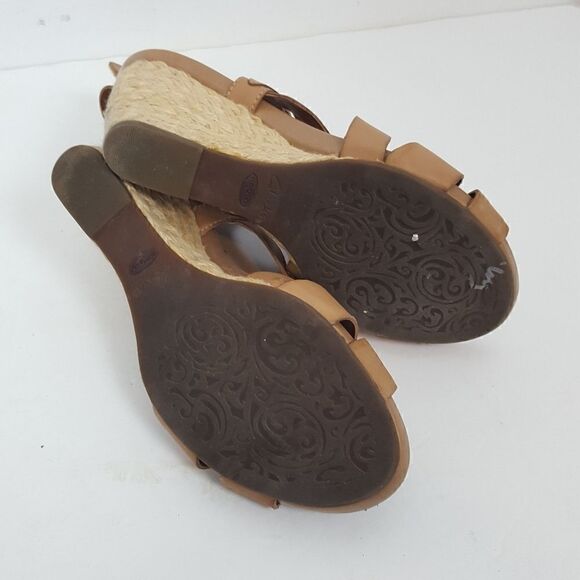 Franco Sarto Wedges Espadrille Tan Size 8M - Picture 5 of 8